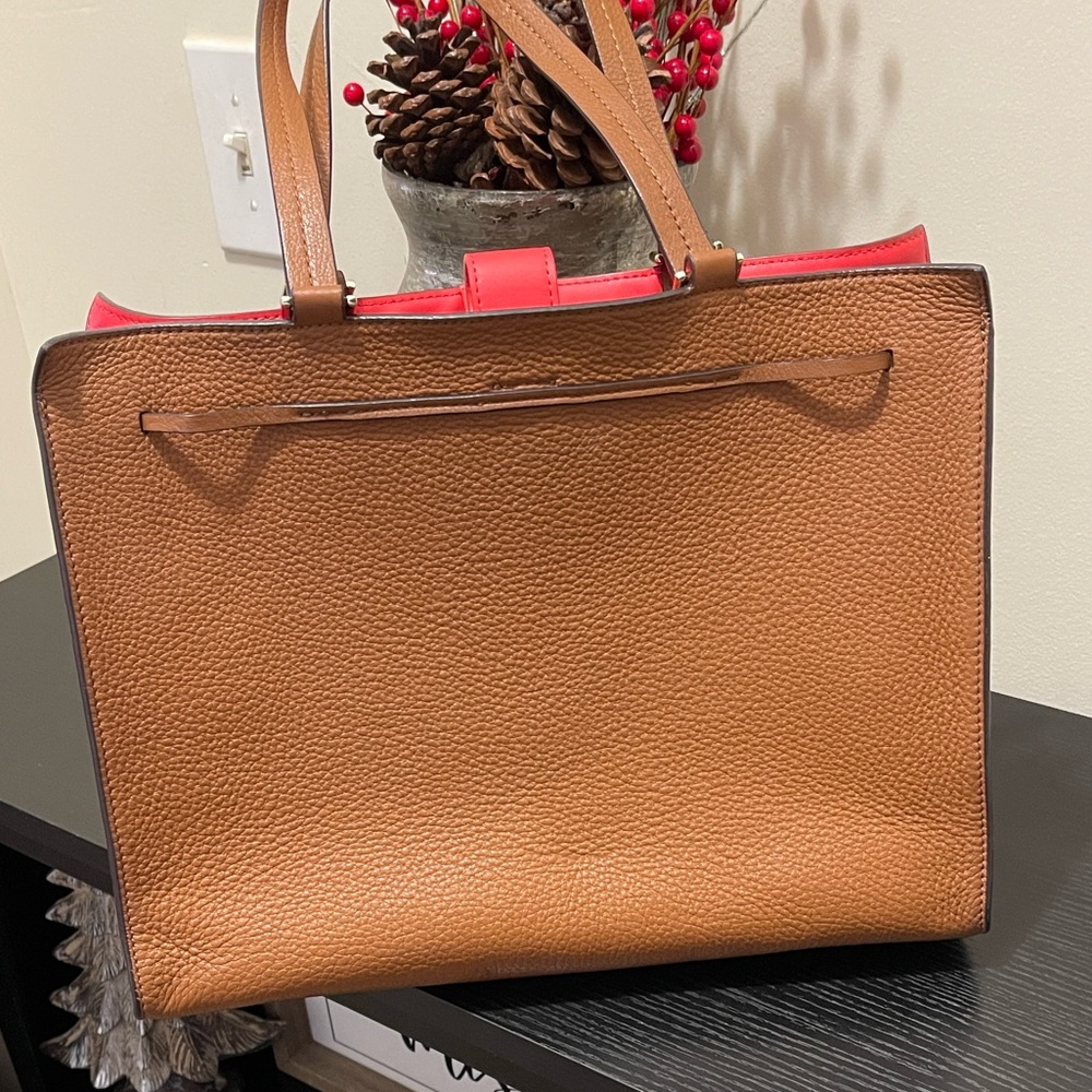 Kate Spade Brown Leather Shoulder Bag - Picture 6 of 13
